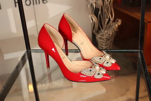 Christian Louboutin Shallow mouth stiletto heel Shoes Women--031